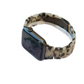 For Appleiwatch Watch Band New Import Butterfly Buckle 78 Third Gen 3 Bead Clear Apple Resin Band