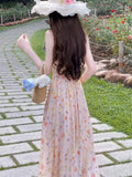 Women's Summer French Elegant Floral Dress + Camisole + Skirt 2026 - As Pictured