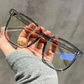 New Import Glasses Frame Women Day Korean Bare Face Stud Plano Men Display Small Face Retro Artsy Frame