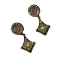 Vintage Accessory Premium vintagekf Sleeping Dream Angel Holographic Personality Stud Cute Sweet Heavy-Duty Necklace