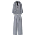 Women's Fall Korean Casual Petite Blazer Set 2026 | 2 Piece Outfit Set - Camel Pants