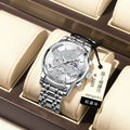 Swiss Brand Multifunction New Mens Watch Waterproof Fashionable Quartz Watch Live Export Bestseller Drop Ship