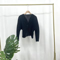 Spring Casual Fashion Pleated Loose Cardigan + Jacket + Top