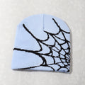 spider web y2k foreign trade knitted hat european and american hat trend winter hat jacquard special