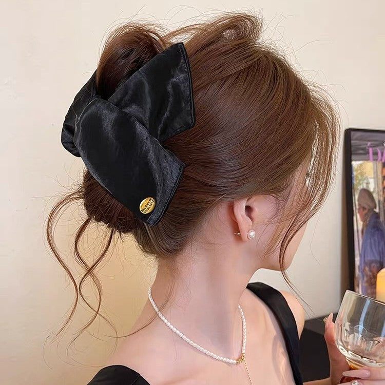Korean-Style Fabric Triangle Hair Claw Clip - view 3