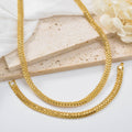 Overseas Personality Statement Clavicle Chain Chunky Chain Necklace Bracelet Set New Trendy Hip-Hop Buckle Style Wholesale Premium