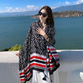 Women's Ethnic Shawl + Cape 2026 - Red