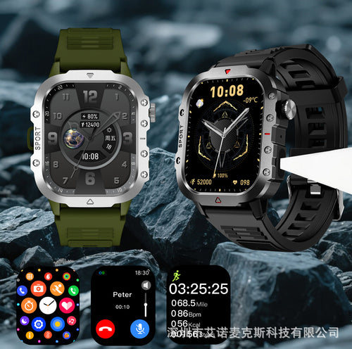 2025 New Import H11 Smart Watch With Hand Electric Tube ultra Bluetooth Call Info Lift Wake Sports Watch
