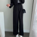 Women's Casual Fashion Petite Loose Jacket 2026 | Trendy Jacket - Black Pants