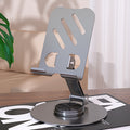 爆款全金属手机桌面支架折叠旋转懒人直播平板支架追剧多功能批发