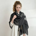 Women's Ethnic Shawl + Cape 2026 - Red