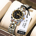 Swiss Brand New Ladies Watch Waterproof Pair Date Glow Quartz Watch Live Export Bestseller Drop Ship
