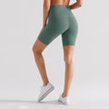 brushed five-point lulu yoga pants for women without embarrassing lines, high-waisted outdoor cyclin