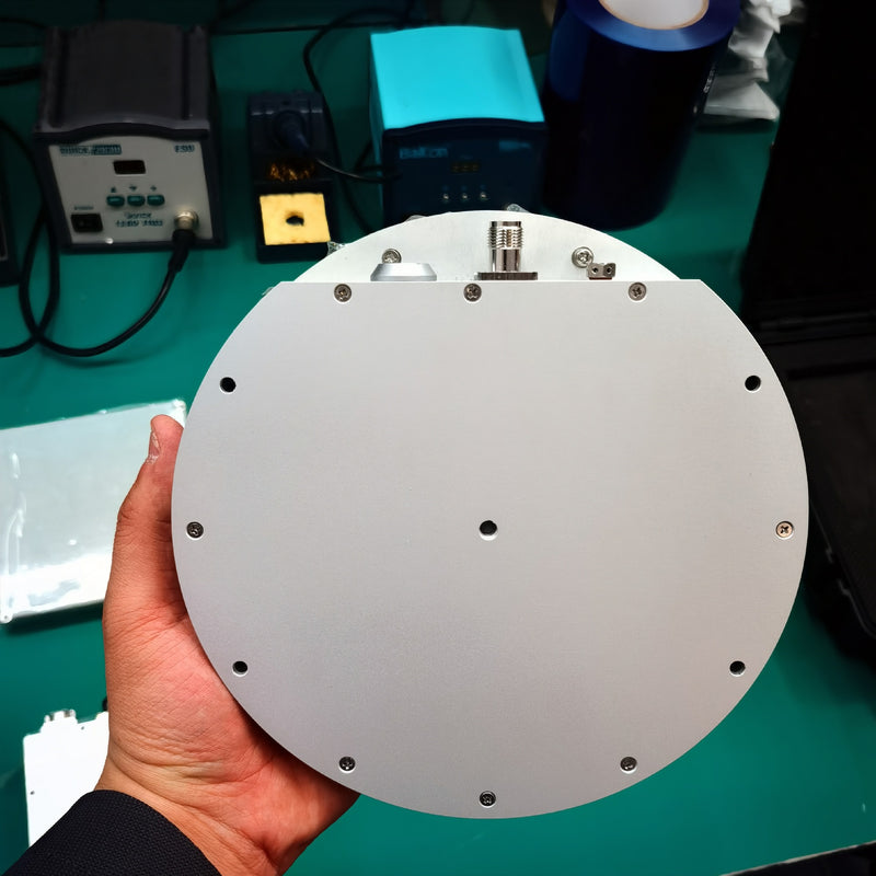 HM-DFM dual-band four-channel anti-spoofing UAV global satellite navigation anti-jamming antenna terminal
