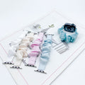 Summer New Fits Apple watch Apple Band Narrow Edge Solid Glossy Light Silk Hair Tie Band