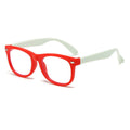 New Fashionable Kids Blue-Light Glasses Silicone Temple Baby Computer Goggles Glasses Unisex Kids Universal Plano