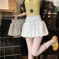 Fall Trendy Slimming High Waist Elastic Skirt