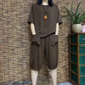 Summer Casual Fashion Loose Pants + Top 2-Piece Set