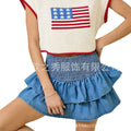 Spring-Summer Trendy Designer Waist-Tie Skirt