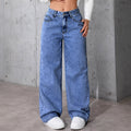 High Waist Drapey Loose Straight Leg Wide Leg Pants + Pants