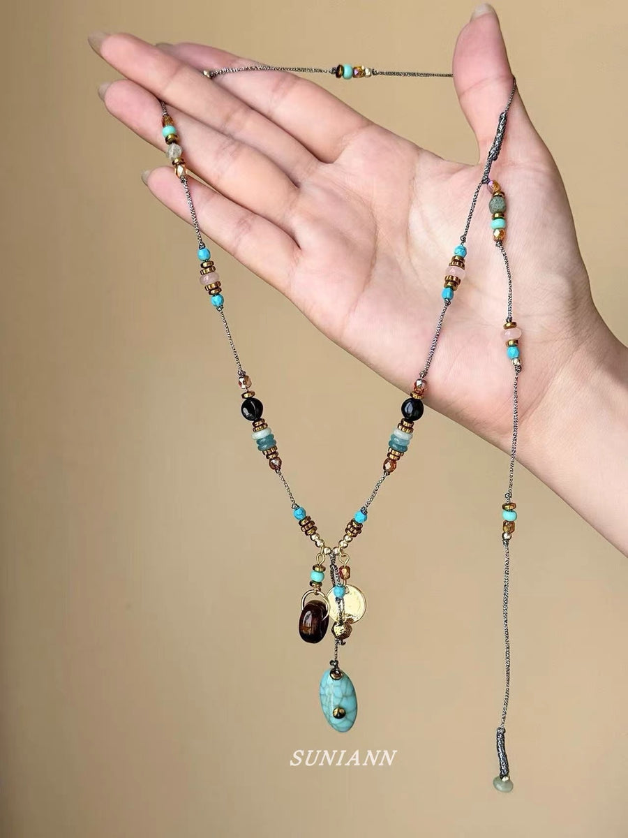 Bohemian Shell Beaded Necklace - view 10