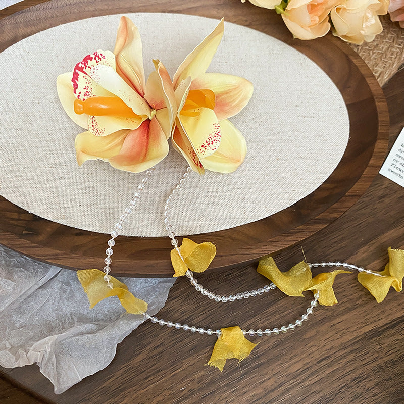 Realistic Floral Side Hair Clip - view 10