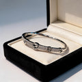 Western Full Diamond Cubic Zirconia Fashionable Bangle Cross-Border Hit New Starry Sky Hand Jewelry Light Luxury Versatile Premium Bracelet
