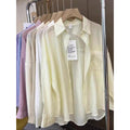 Women's Summer Casual Fashion Tencel Sun-Protection Lightweight Cardigan + Shirt + Ja - Apricot