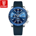 Swiss Brand Waterproof Glow Multifunction Mens Watch Silicone Band TikTok Live Export Bestseller Drop Ship