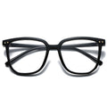 Big Frame Prescription Glasses Korean Bare Face Influencer Asymmetric Blue-Light Lens Frame Retro Plano Frame Finish Item Prescription Sunglasses