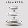 便携式硅胶折叠盆大号加厚洗菜盆学生宿舍塑料泡洗脚盆洗脸多用盆