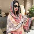 Women's Summer Ethnic Retro Frog Button Sun-Protection Shawl 2026 - As Pictured