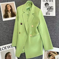 Women's Fall Korean Casual Petite Blazer 2026 - Black