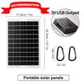 Solar folding bag USB charger camping power mobile phone 40% off 50% off power generation photovoltaic panel 5V10W12W20W