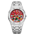 Cross-Border Hit Trendy Play Bubble Candy Watch Unisex Steel Band Casual Premium Glow Waterproof Watch Drop Ship