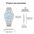 PINTIME Mens Watch Drop Ship ins Minimalist Breeze Niche Premium Watch Men Sea Blue Color Watch