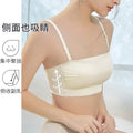 815性感缎面抹胸内衣无钢圈小胸聚拢夏季透气收副乳调整型文胸