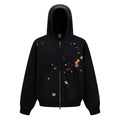 ARTIE Men's Fall/Winter Retro Trendy Batik Distressed Hoodie