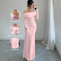 Spring Fashion Evening Gown - Elegant Maxi Dress for Special Occasions Women