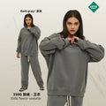 ARTIE Men's Fall/Winter 350G Loose Fit Crew Neck Fleece-Lined Thick Hoodie