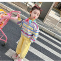 Girls' Striped Long Sleeve 2-Piece Set