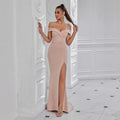 Women's Strapless V-Neck Sexy Classic Evening Gown Banquet