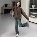 Women's Fall Petite Jacket 2026 | Trendy Jacket - Brown