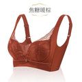 8847软支撑深V刺绣蕾丝聚拢托玛琳按摩杯无磁内衣女调整型文胸