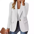 Women's Fall Long Sleeve Blazer + Cardigan 2026 | Layered Cardigan - Wine Red