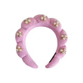 Headband Sponge High Crown Twist Head Headband Wool Scarf Fleece Dispatch Card Women Makeup Versatile New Hair Accessory High Crown Headband