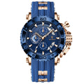 Swiss Brand New Multifunction Mens Watch Chronograph Time Glow Quartz Watch Live Export Bestseller Drop Ship
