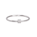 Light Luxury Premium Full Diamond Bangle Women Silver Titanium Fade-Resistant Bangle Bracelet New Couples Hand Jewelry Item
