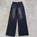 Summer Retro Slimming High Waist Drapey Loose Wide Leg Pants