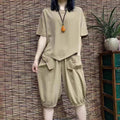 Summer Casual Fashion Loose Pants + Top 2-Piece Set